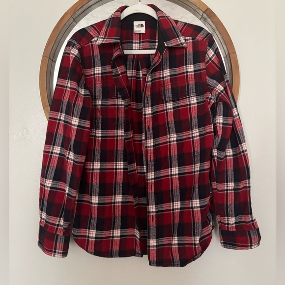 North Face Men’s Button Down Flannel Small - Picture 1 of 4